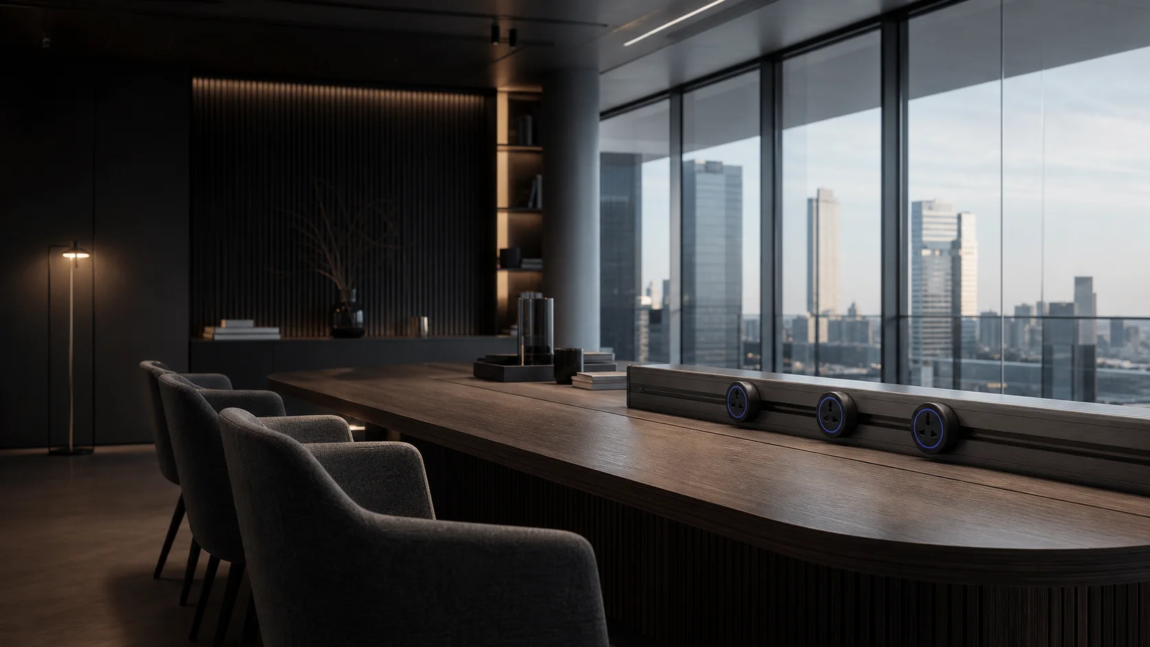 Flexible power access in a modern workplace