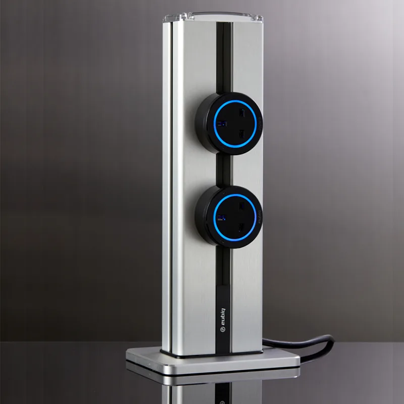 Column Type Power Track with USB Port