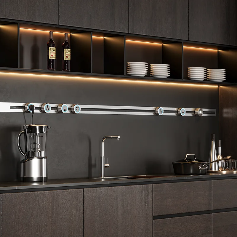 Module Integrated Recessed Power Track