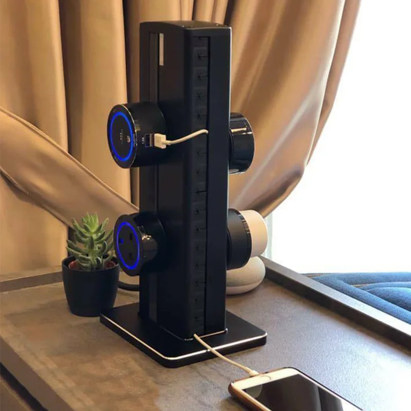 Tabletop Column Type Power Track