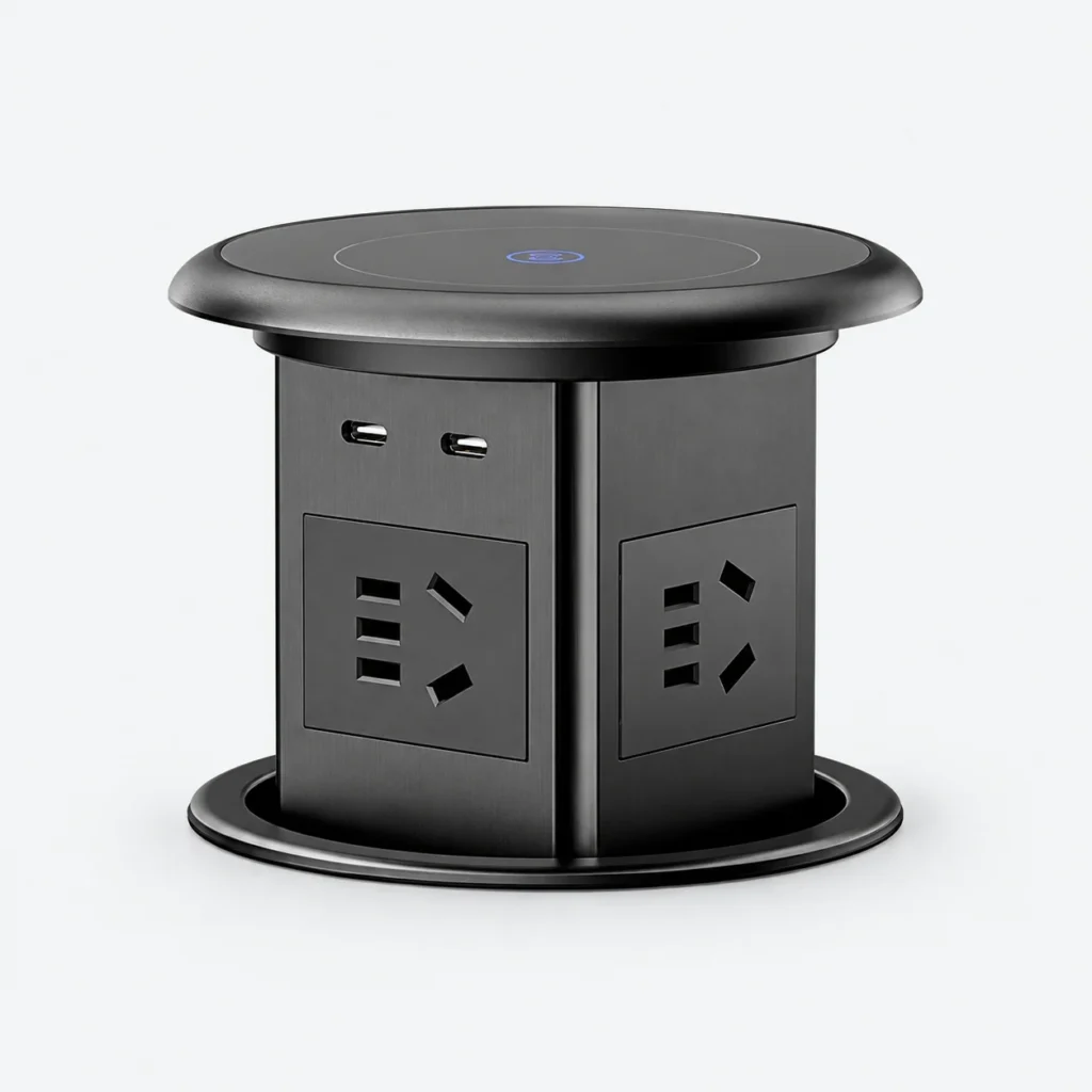 Wireless Charging Electric Lifting Retractable Socket