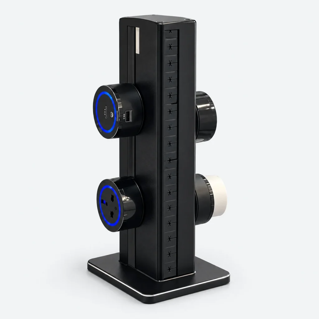 Tabletop Column Type Power Track