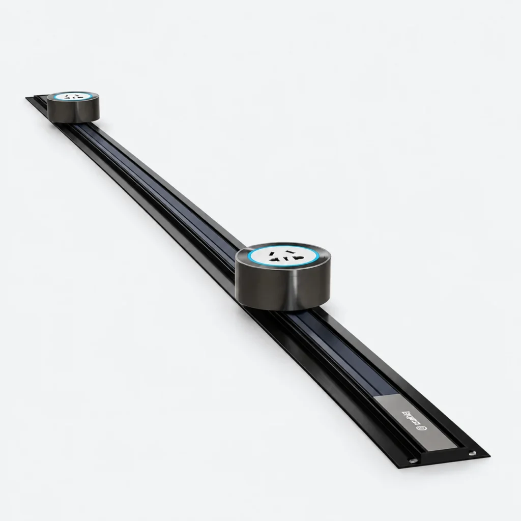 Ground Integrated Recessed Power Track