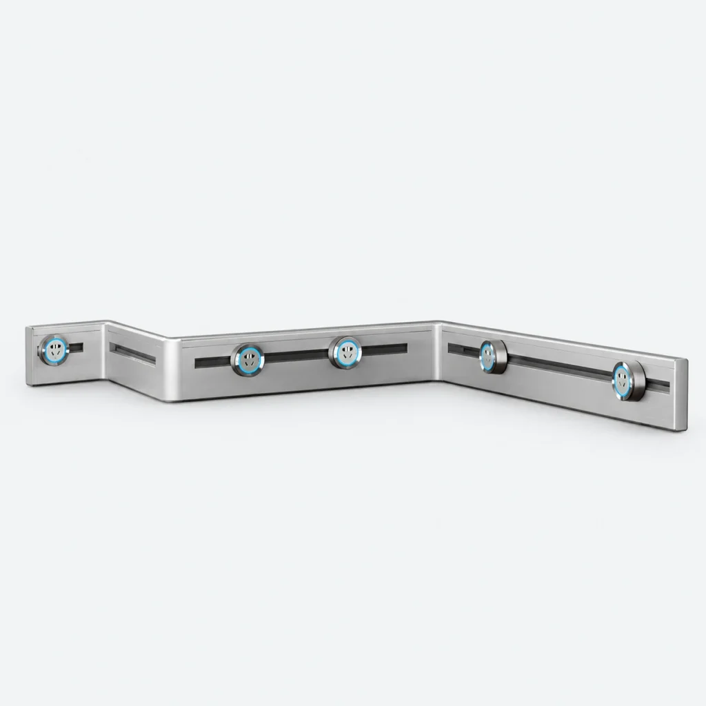 Socket Surface Power Track with USB Port